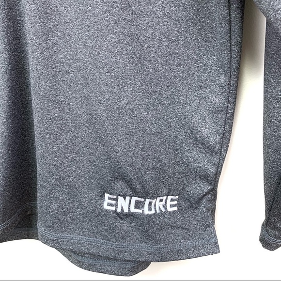 Encore Brand Top Youth Extra Large Gray Hooded Long Sleeve Pullover Athletic - Picture 3 of 7